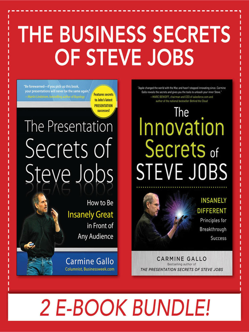 Title details for The Business Secrets of Steve Jobs by Carmine Gallo - Available